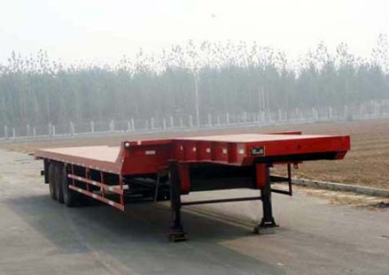 Low flatbed semi-trailer classification of semi-trailer