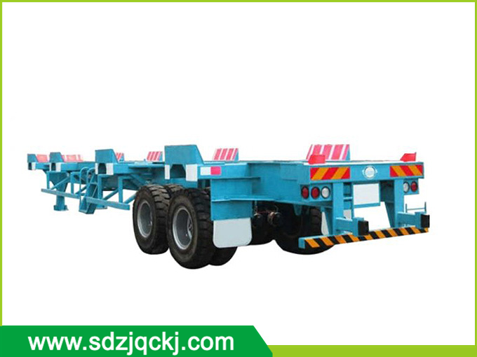 Port terminal transport semi-trailer