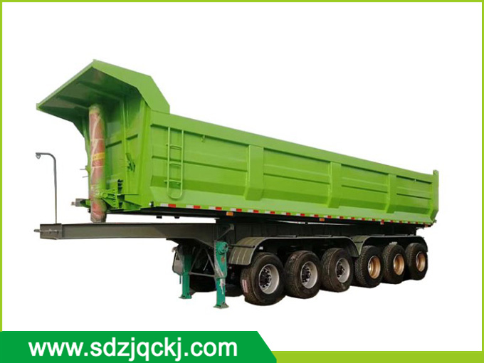 Heavy hydraulic dump truck, dump truck, semi-trailer