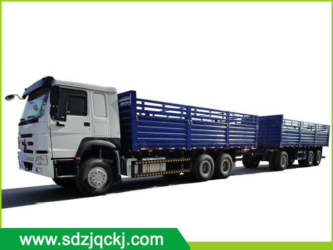 10 wheeled fenced truck with trolley