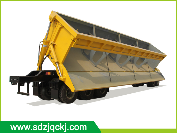 U-shaped rollover semi-trailer